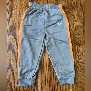 Nike Gray & Orange Baby Athletic Pants - Size 24 months